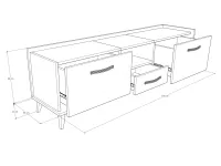 York tv állvány 165 ös méretrajz